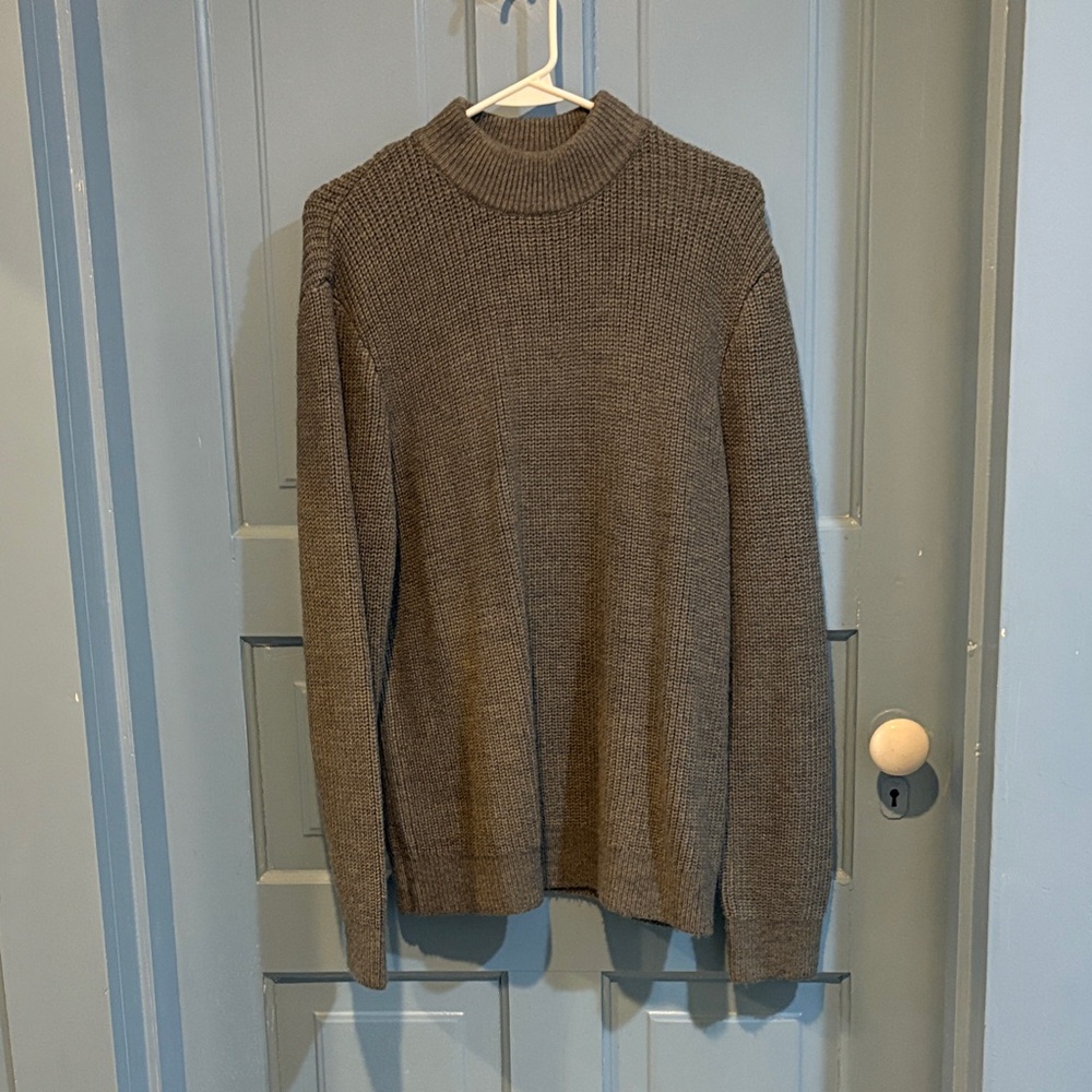 H&M Brown Crewneck Sweater